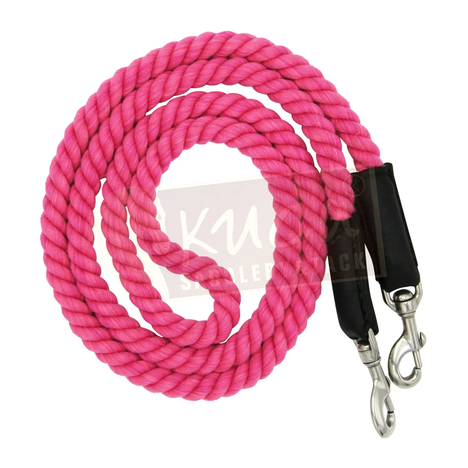 Cotton Twisted Reins with S.S Snaps - 1/2" (Assorted Colors)