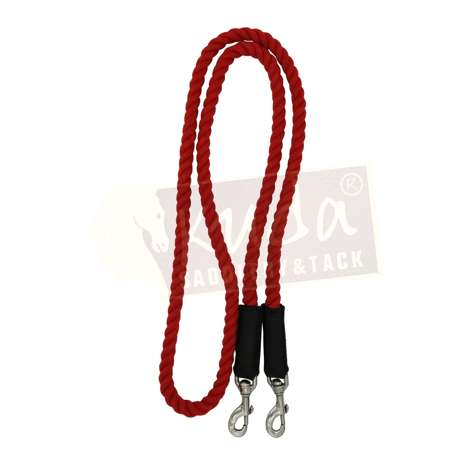 Cotton Twisted Reins with S.S Snaps - 1/2" (Assorted Colors)