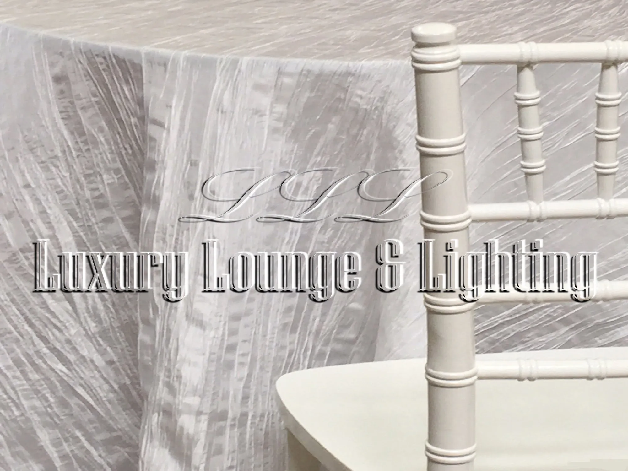 CRINKLE TAFFETA LINEN - WHITE