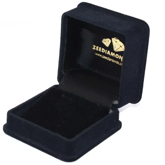 Cushion Cut Black Diamond Pendant in Bezel Style with Black Diamond Accents. AAA Certified! Great Shine