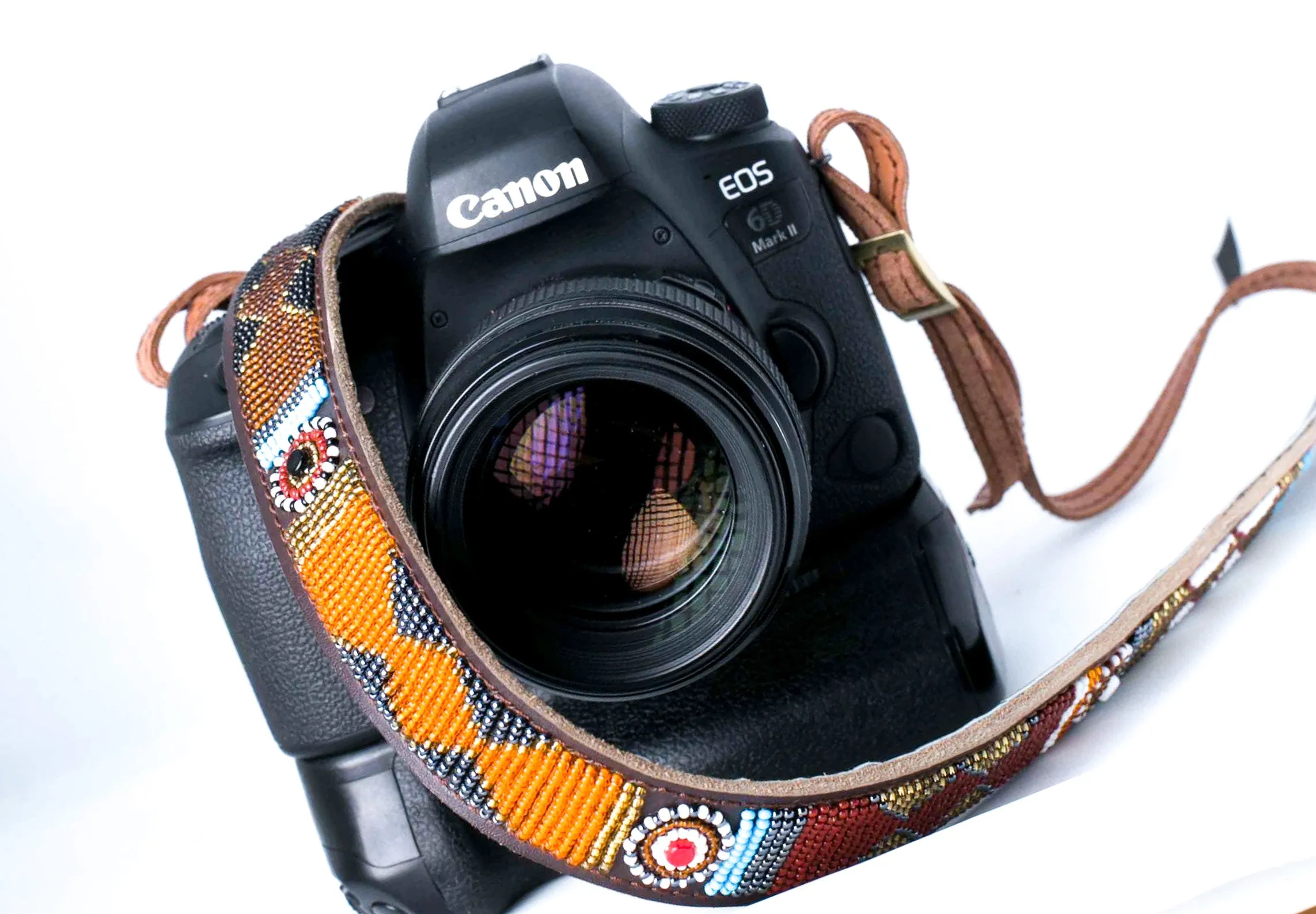 Custom Leather Camera Strap,Beaded Camera Strap,DSLR Strap, Nikon camera,Canon Camera,Personalized Camera Strap,Camera Strap, Gift for him/her