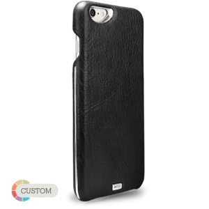 Customizable Grip Silver Argento - Unique iPhone 6 Plus/6s Plus leather case