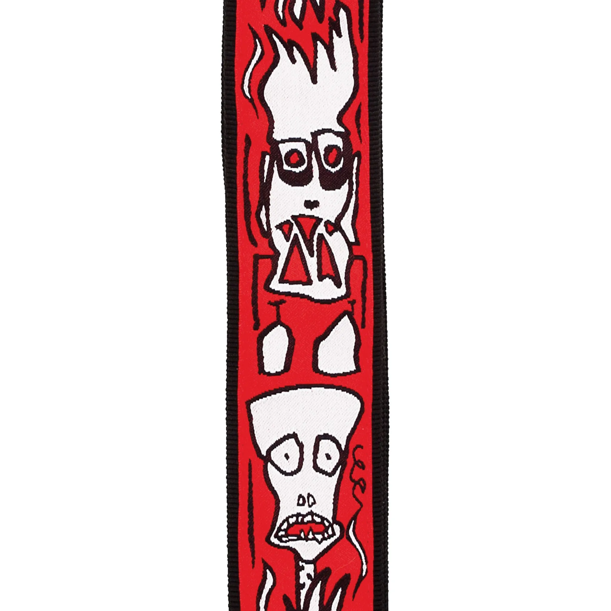 D'Addario 50PLJS02 50mm Joe Satriani Planet Lock Guitar Strap, Up in Flames