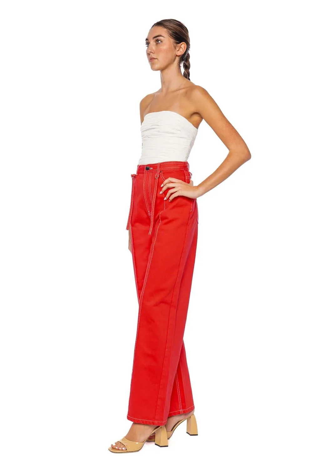 Dales Chilli Contrast Twill Jean