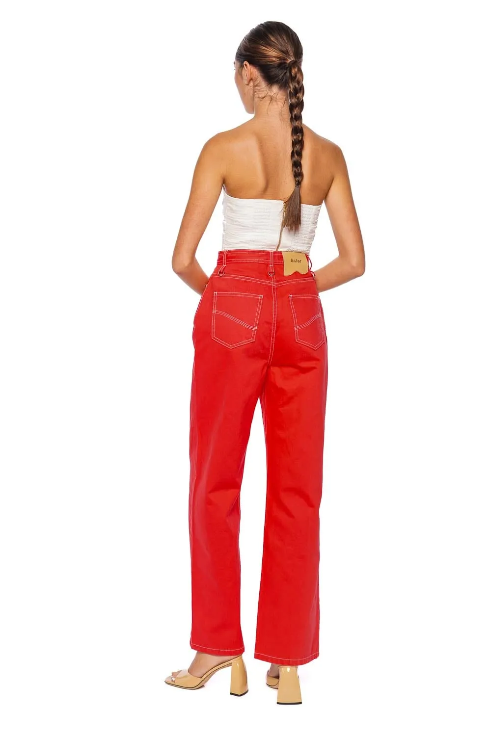 Dales Chilli Contrast Twill Jean