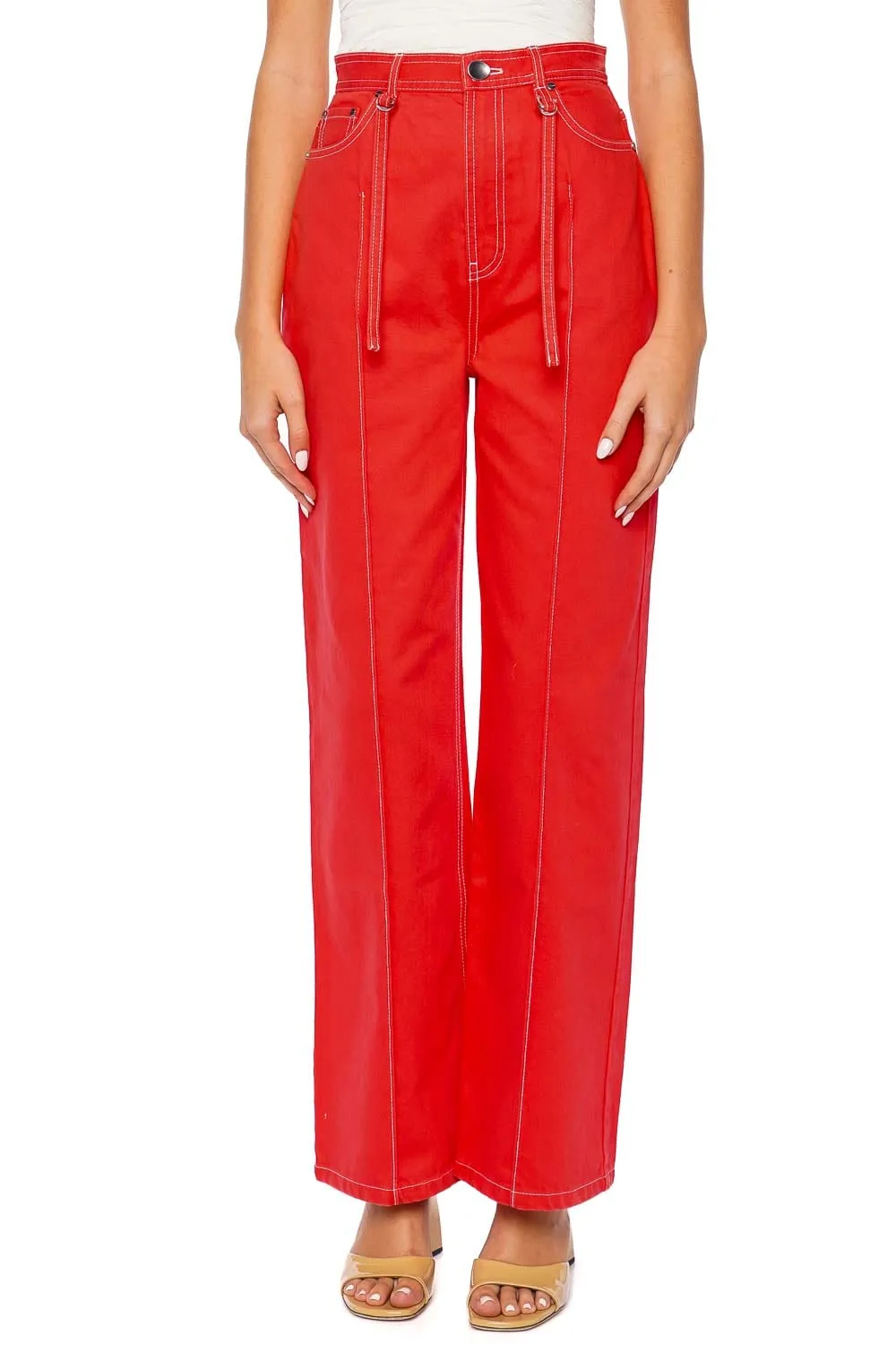 Dales Chilli Contrast Twill Jean