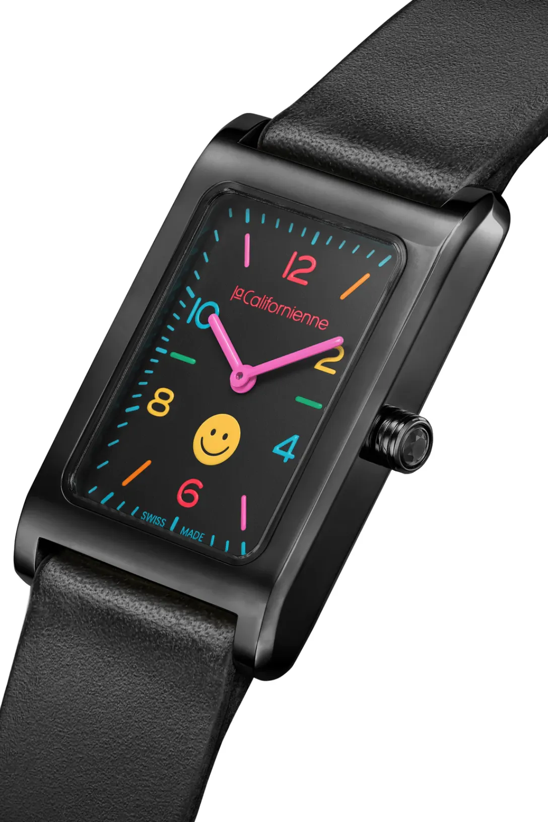 Daybreak Watch Black Rainbow Happy