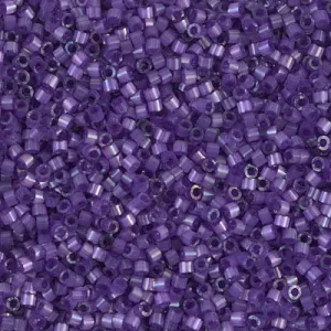 DB 1810, Purple Silk Satin Dyed - Miyuki Delica Beads - Size 11 - 5 grams - Japanese Cylinder Seed Beads - Retail & Wholesale