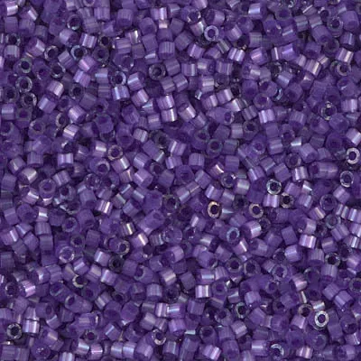 DB 1810, Purple Silk Satin Dyed - Miyuki Delica Beads - Size 11 - 5 grams - Japanese Cylinder Seed Beads - Retail & Wholesale