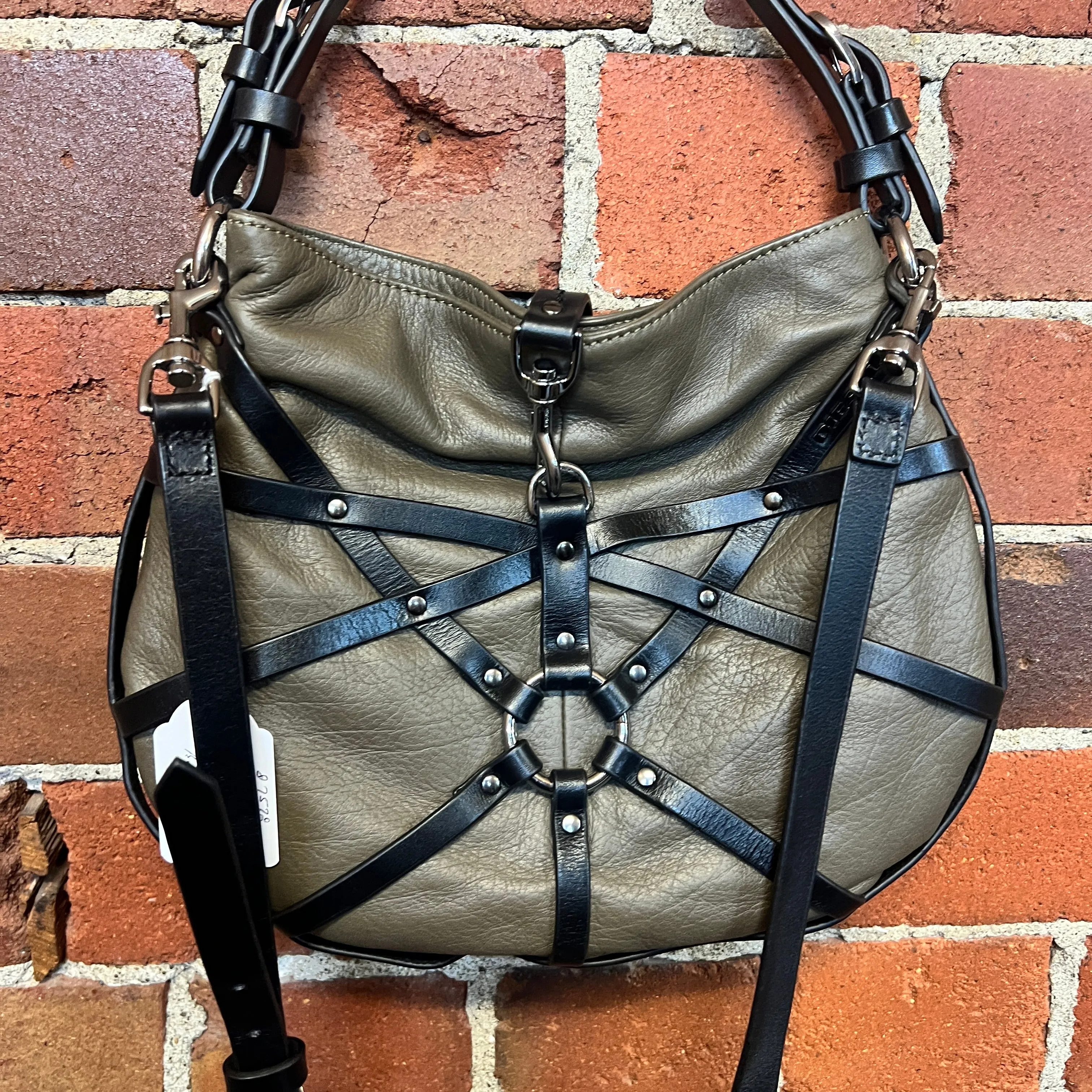 DIESEL bondage leather bag