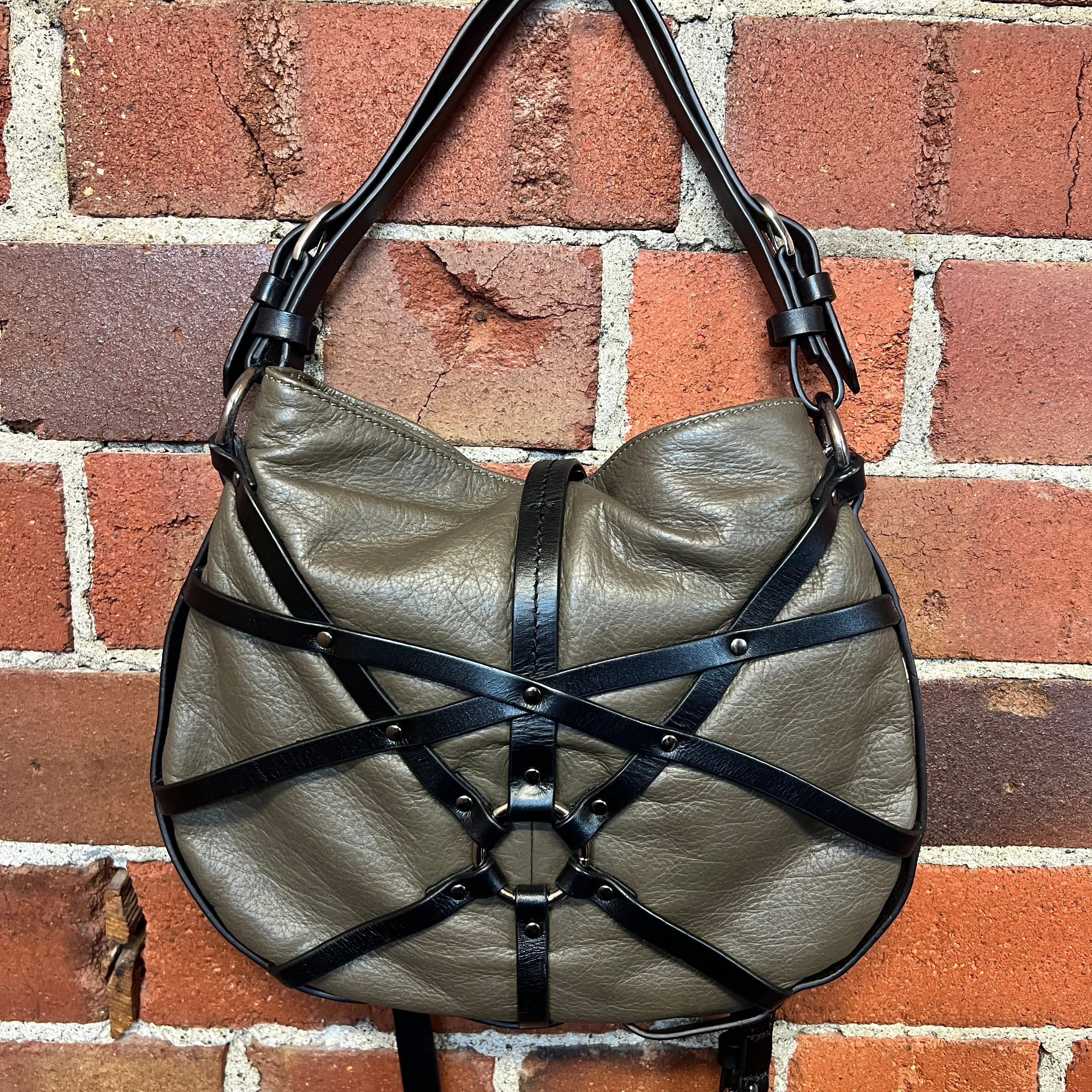 DIESEL bondage leather bag