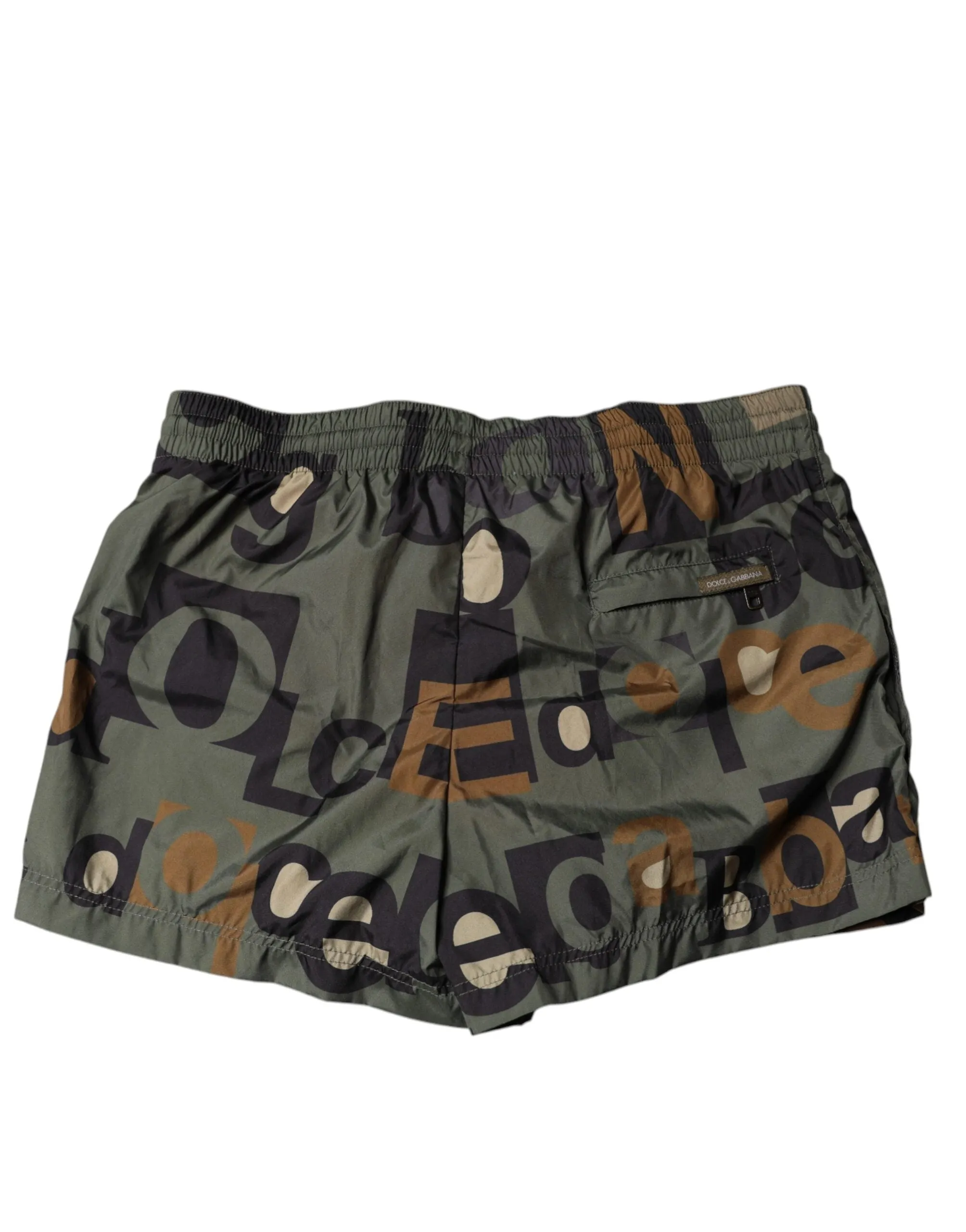 Dolce & Gabbana Multicolor Logo Beachwear Shorts 2Pc Swimwear