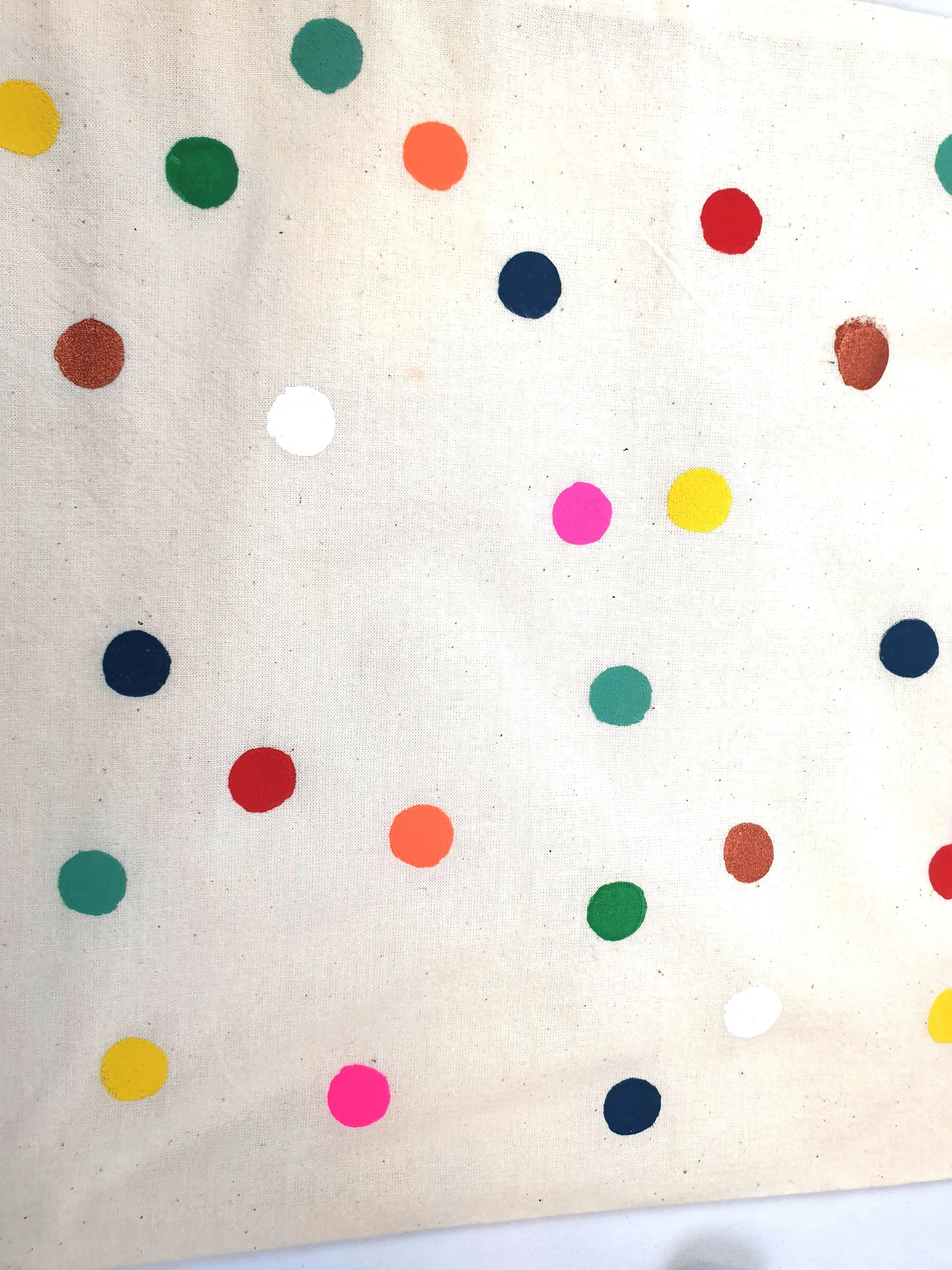 Doops polka dot draw string bag