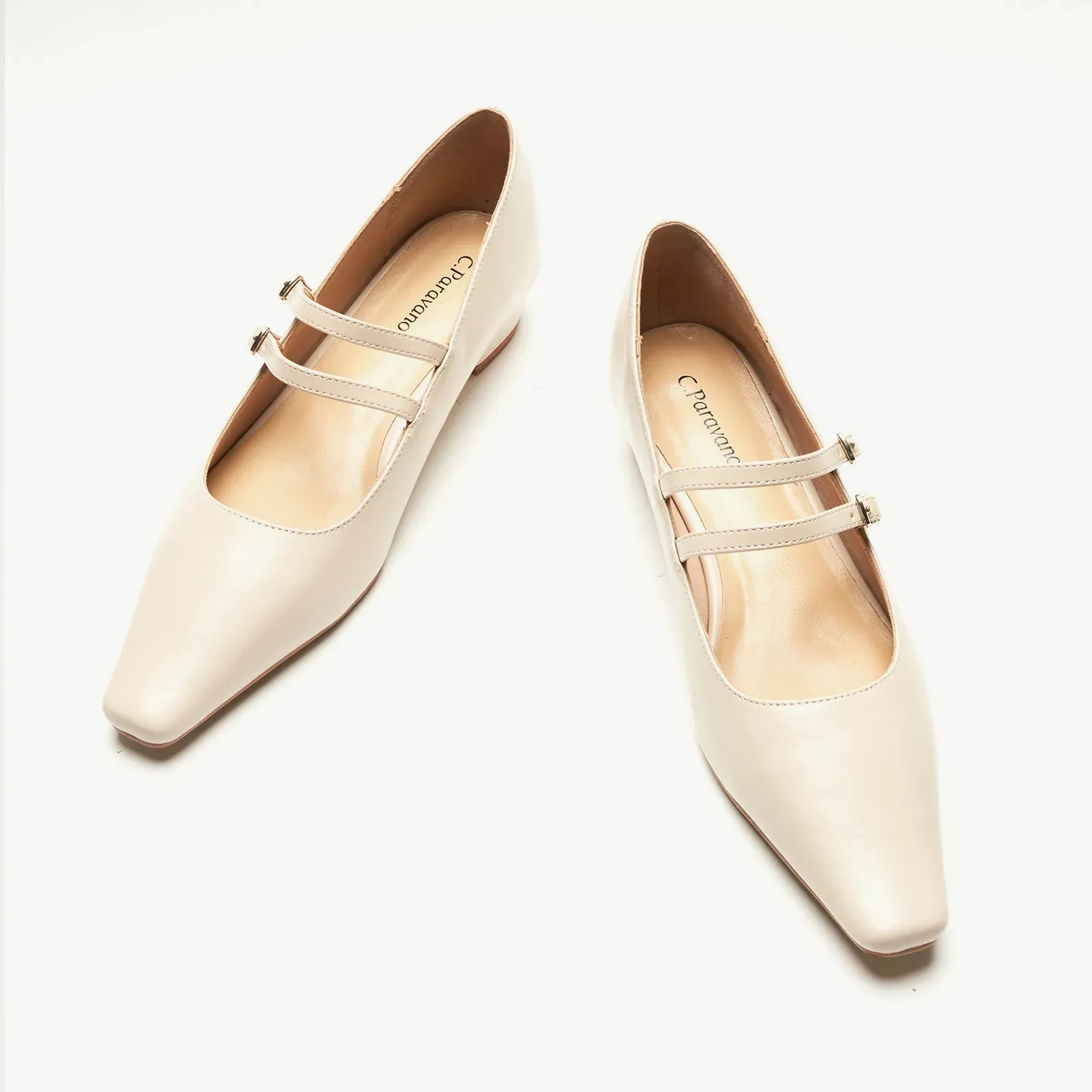 Double-Strap Block Heel (Alva)social