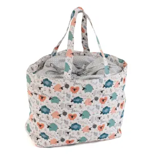 Drawstring Craft Bag | Hobby Gift | Knit Happens