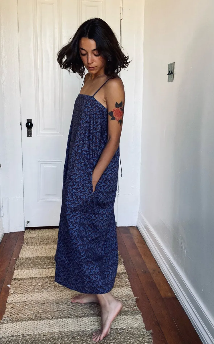Drawstring Dress in Liberty of London Toutou