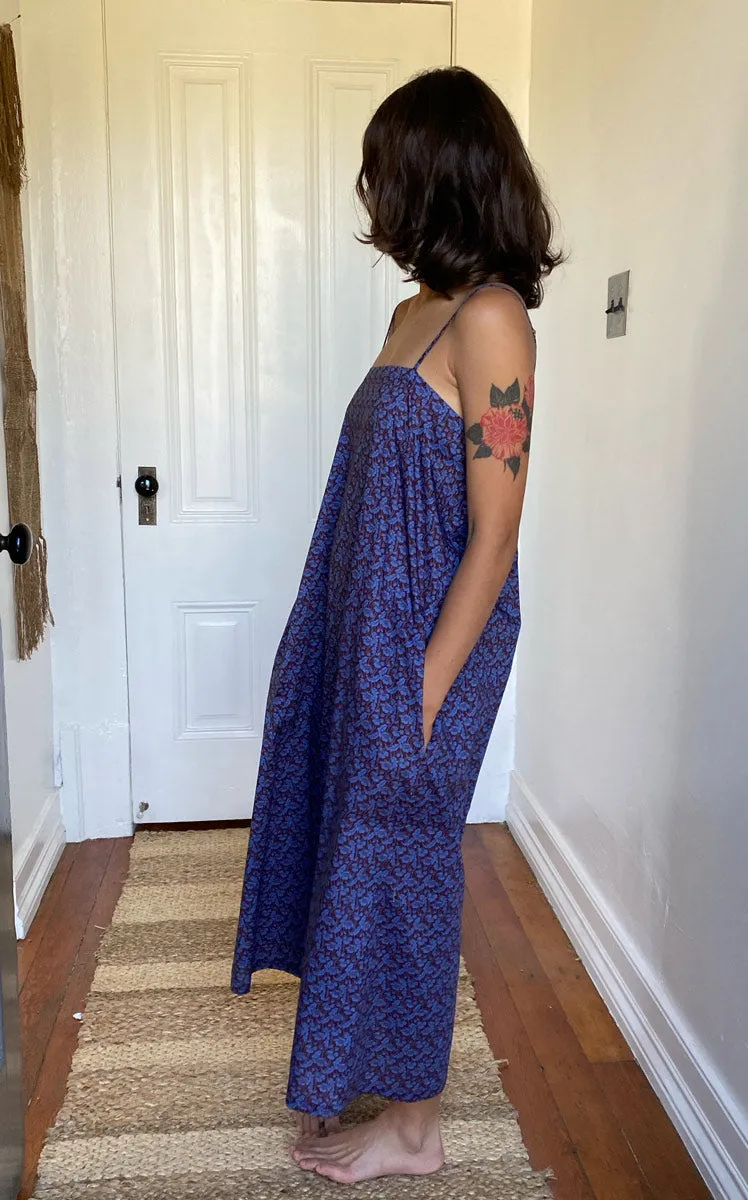 Drawstring Dress in Liberty of London Toutou