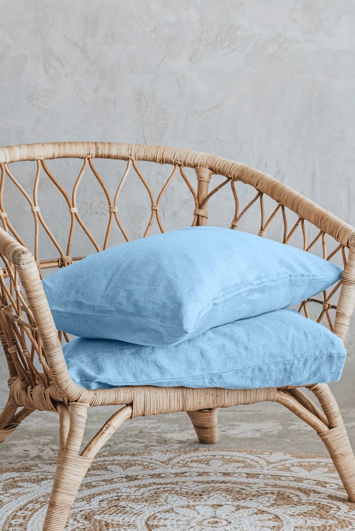 Duvet Cover and Pillowcases Set - Light Blue
