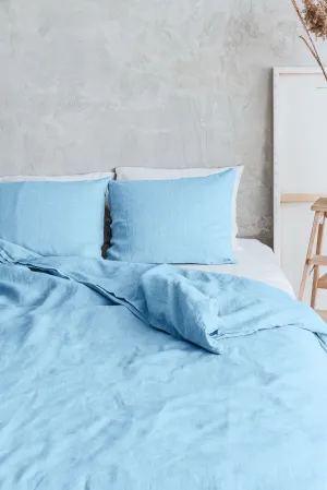 Duvet Cover and Pillowcases Set - Light Blue