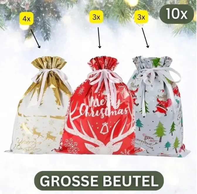 🎅Early Christmas Free Shipping🎁 - Drawstring Gift Bags