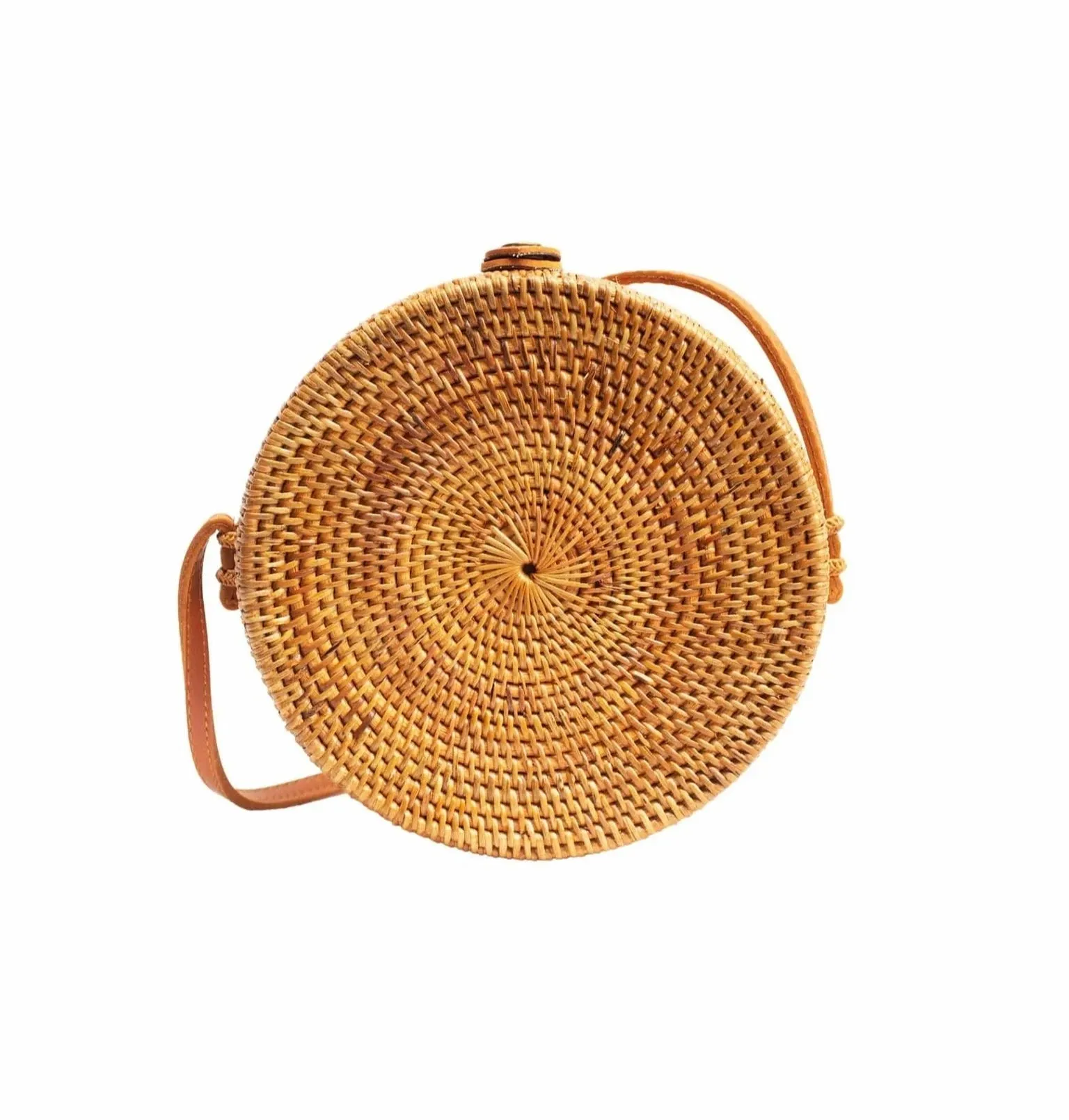 Eco Star Brown Round Sling Bag