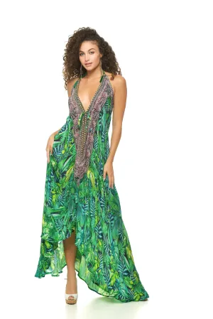 Eden Beaded Scarf Dress
