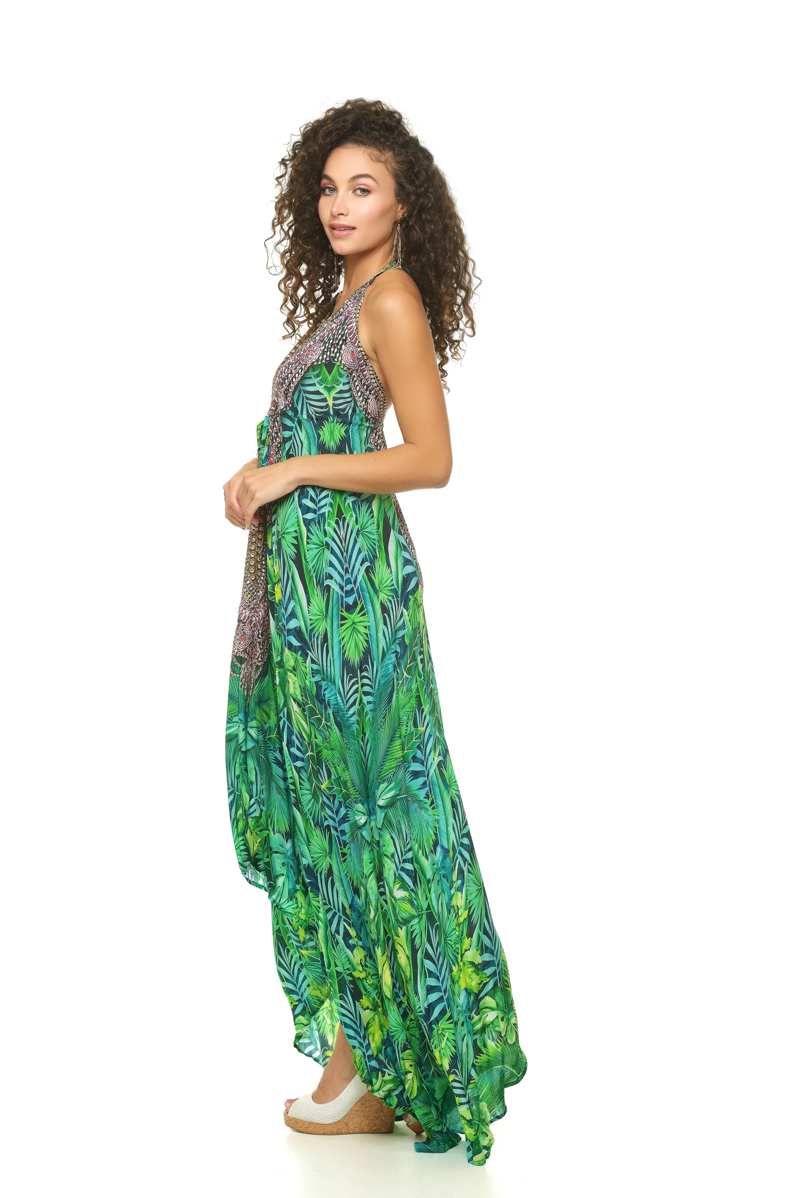 Eden Beaded Scarf Dress