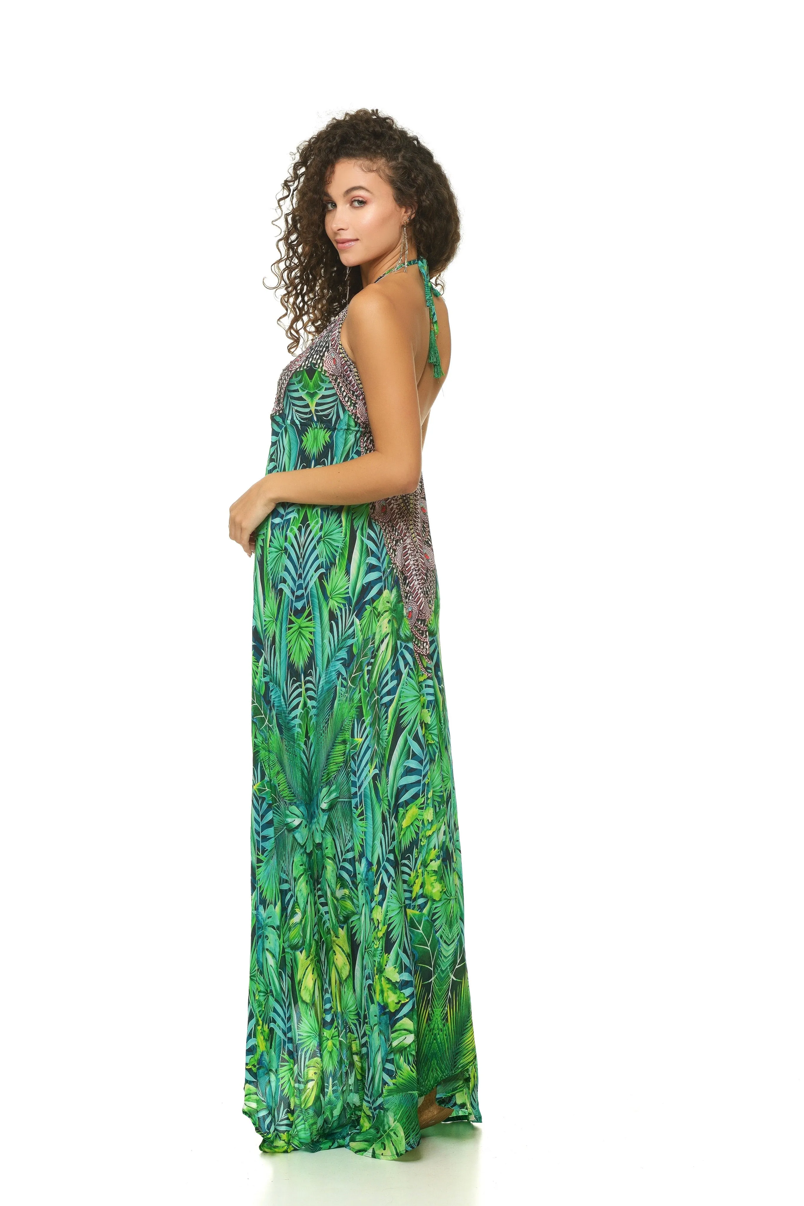 Eden Beaded Scarf Dress