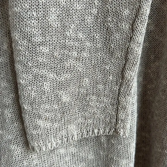 Eileen Fisher Open Front Linen blend Sweater