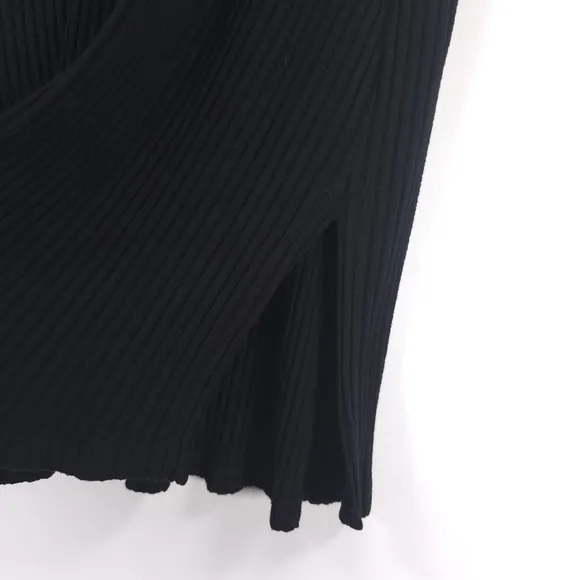 EILEEN FISHER USA🇺🇸MADE TENCEL Rib Knit Bateau Nk Short S. Top Tunic Dress XL