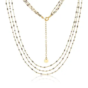 Elizabeth Necklace-Pyrite