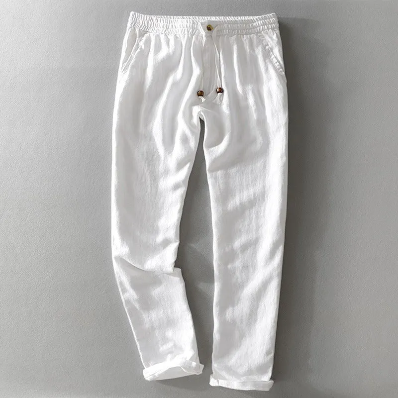 Elliot Sinclair Casual Linen Pants