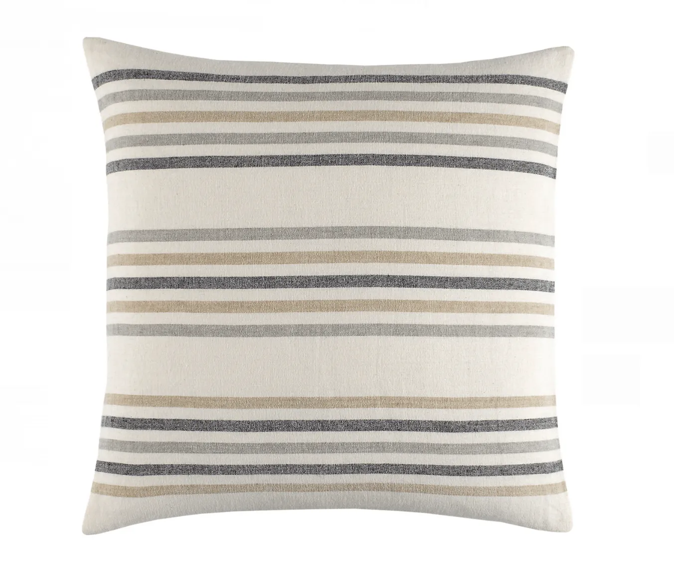 Ellison Stripe Linen Chenille Ivory Sham