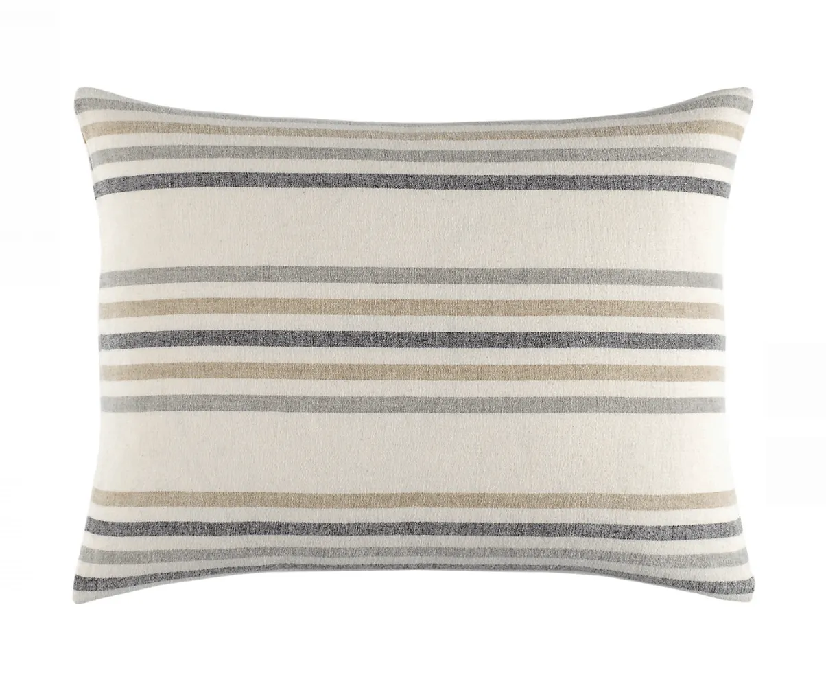 Ellison Stripe Linen Chenille Ivory Sham
