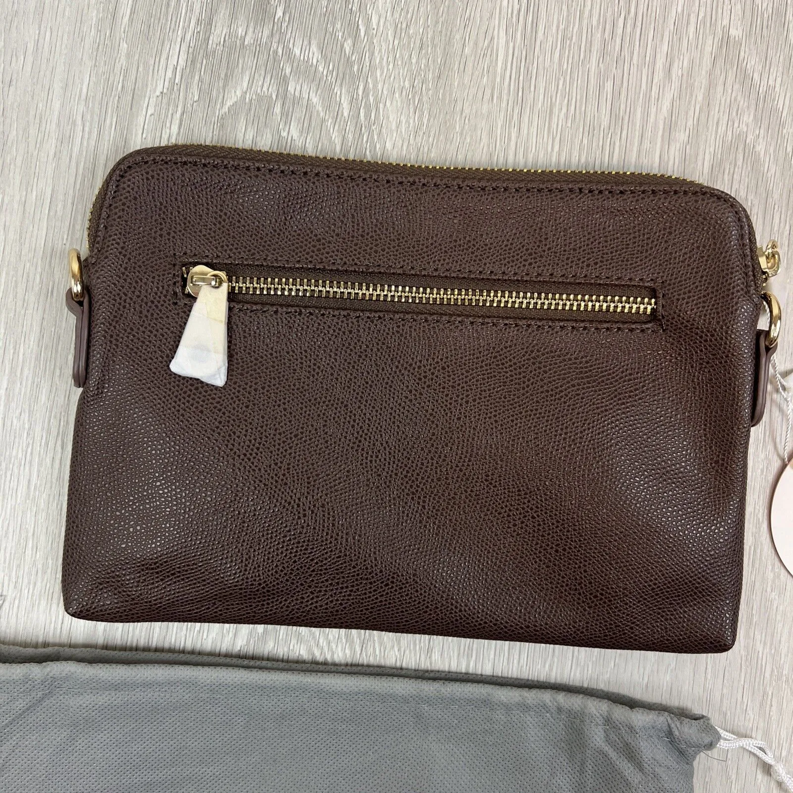 Elms And King Bowery Wallet/Clutch Cocoa (New)