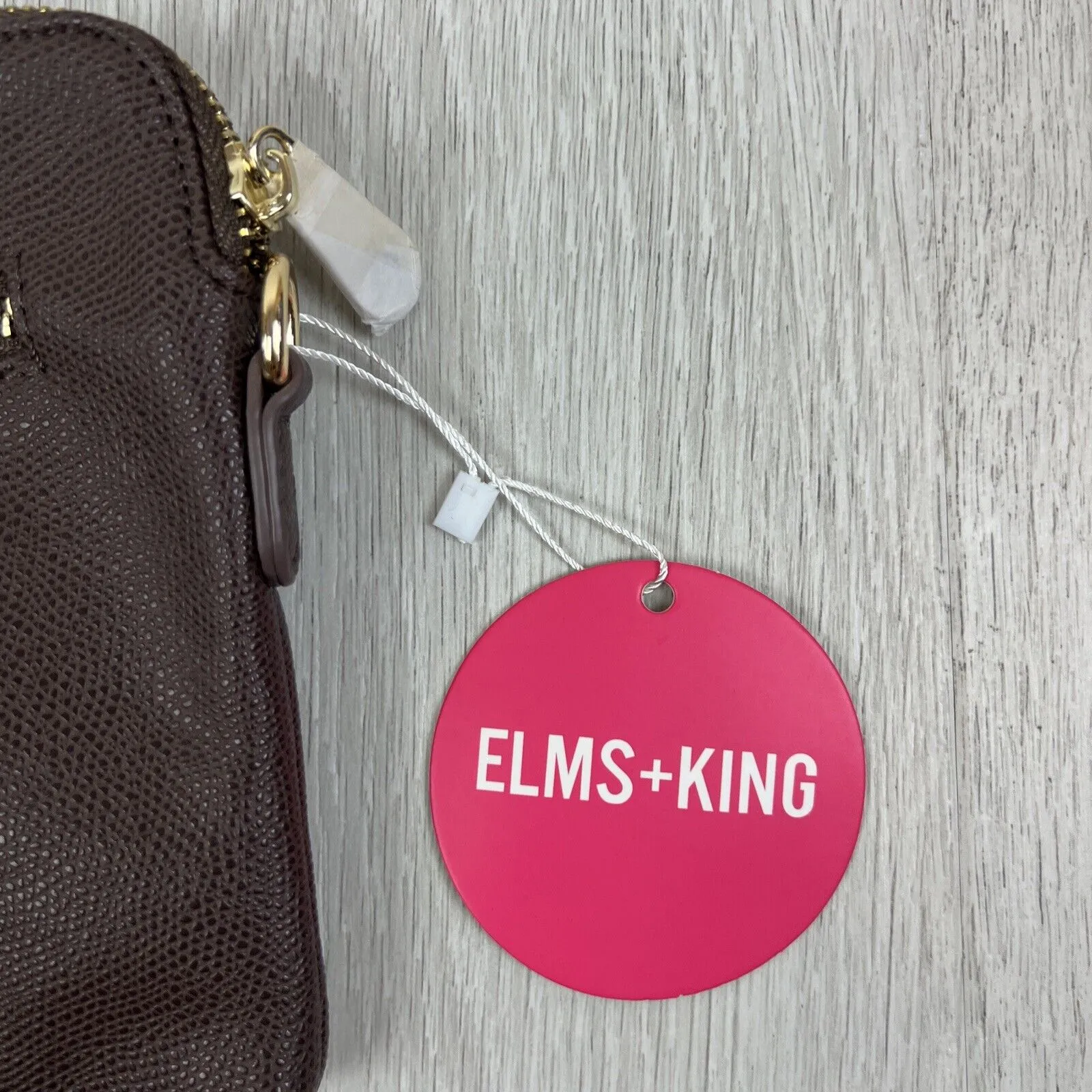 Elms And King Bowery Wallet/Clutch Cocoa (New)
