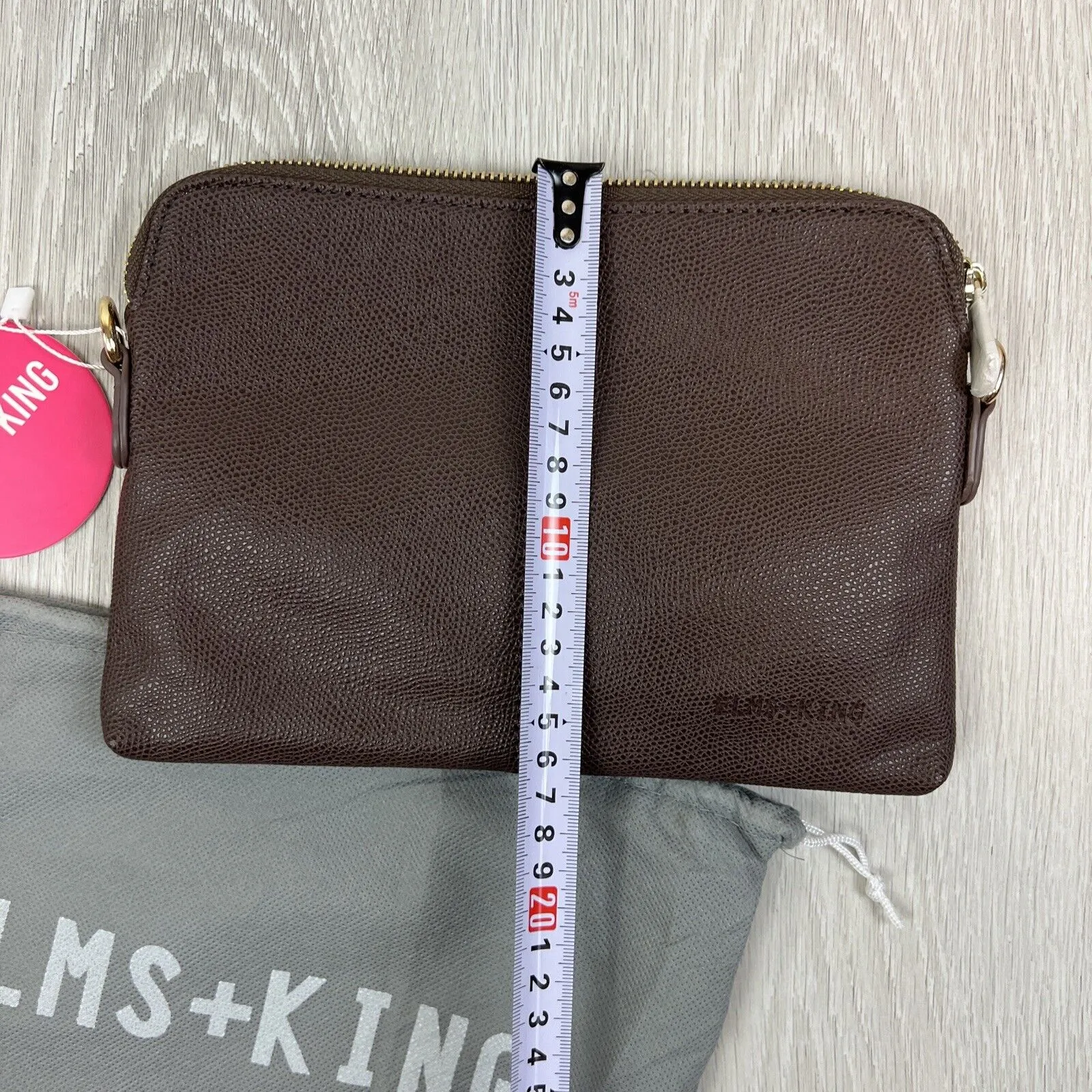 Elms And King Bowery Wallet/Clutch Cocoa (New)