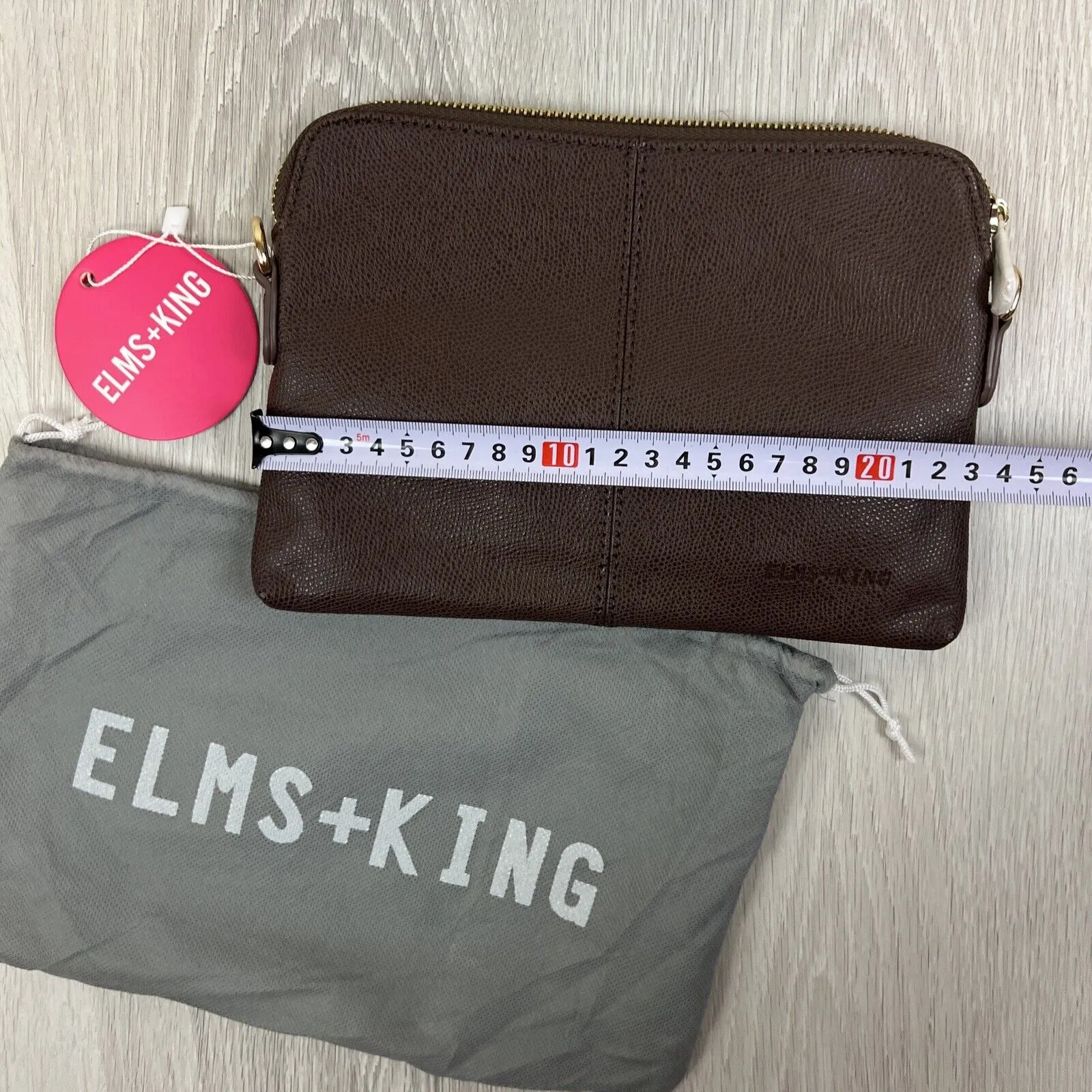 Elms And King Bowery Wallet/Clutch Cocoa (New)