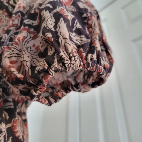 Emerson Fry Lucy Midi‎ Spring Dress Thalia Print Organic Cotton
