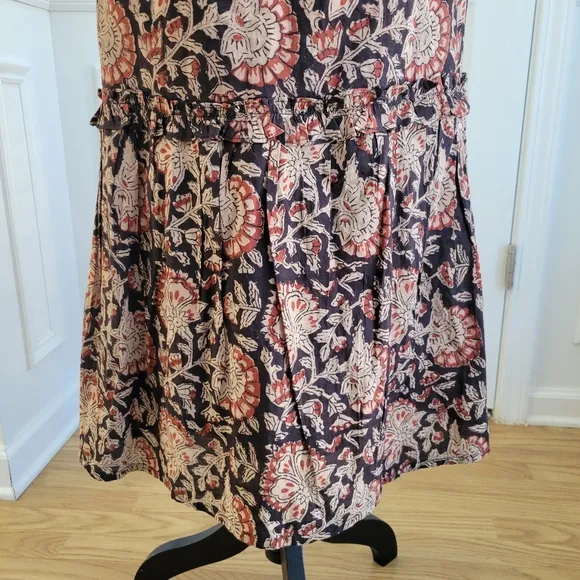 Emerson Fry Lucy Midi‎ Spring Dress Thalia Print Organic Cotton