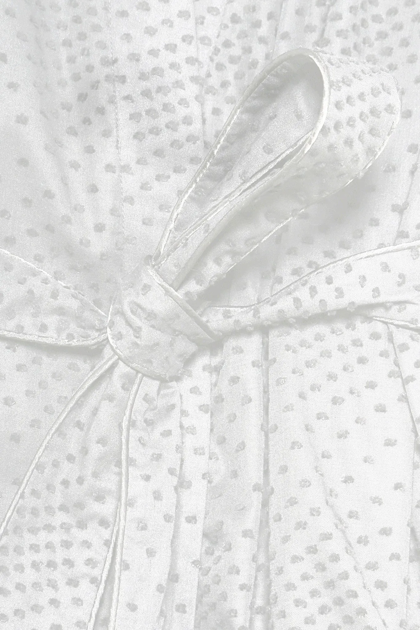 EMMA COTTON ROBE - WHITE