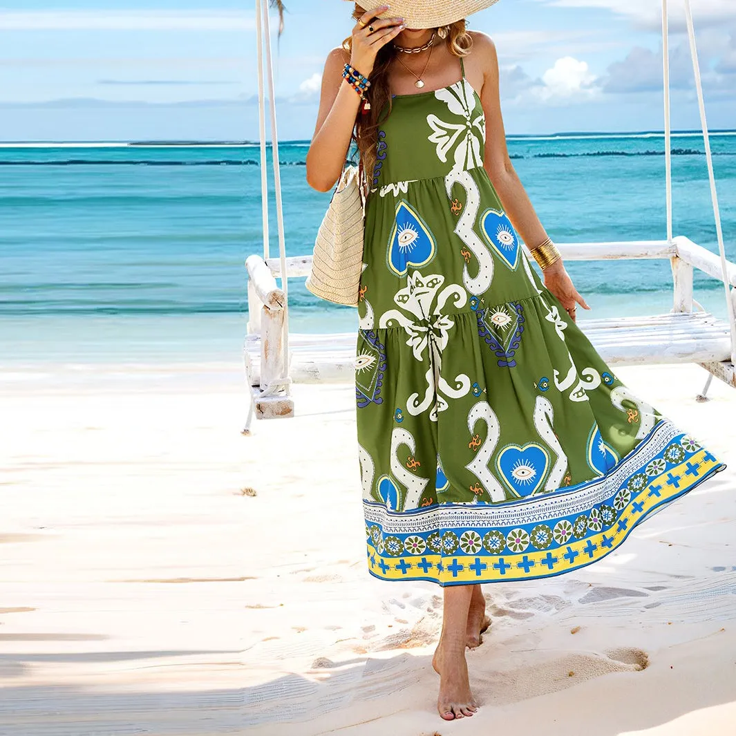 Enchanted Paisley Tiered Dress