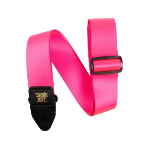 Ernie Ball Premium Guitar Strap, Neon Pink