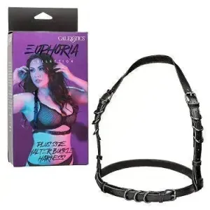 Euphoria Collection Plus Size Halter Buckle Harness