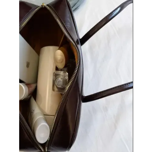 Exquisite Yeppi Leather Bow Trim Shoulder Bag