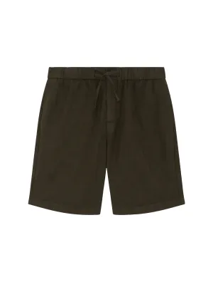 FELIPE HERRINGBONE LINEN SHORTS