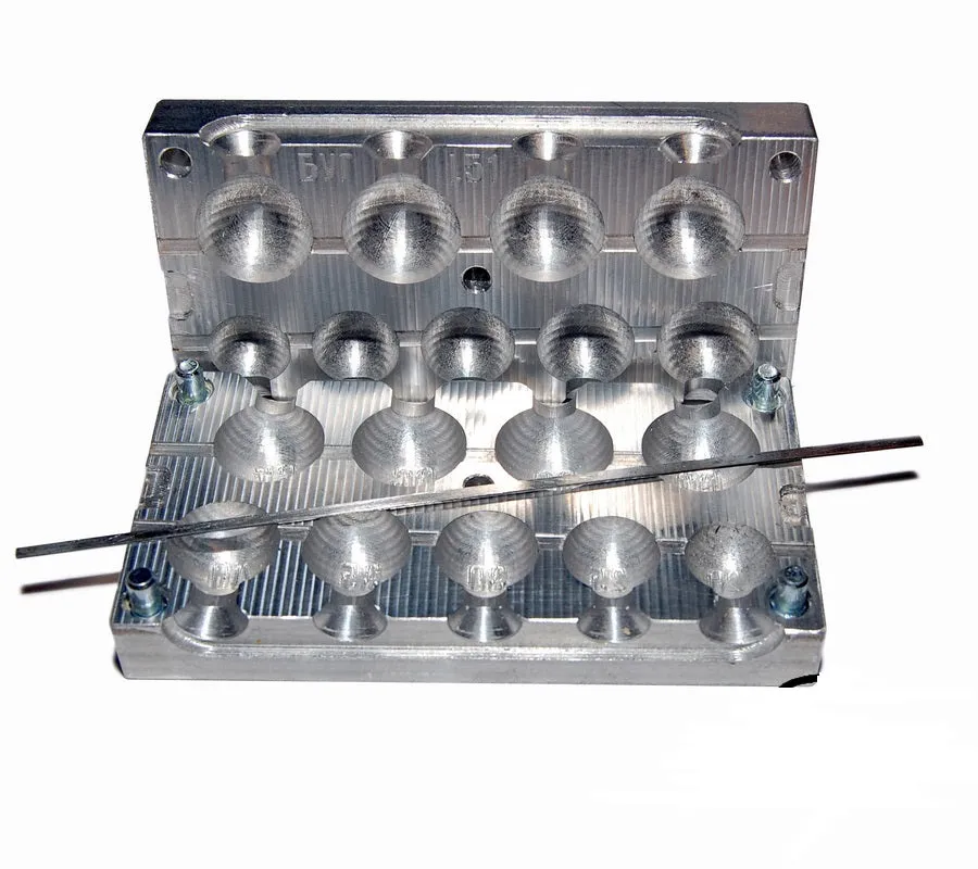 Fishing Cheburashka Weights Sinker Aluminum Mold 20-60 grams 9 cavity