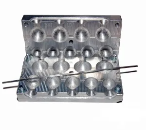 Fishing Cheburashka Weights Sinker Aluminum Mold 20-60 grams 9 cavity