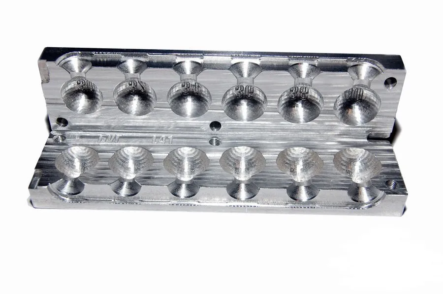 Fishing Cheburashka Weights Sinker Aluminum Mold 30-40 grams 6 cavity