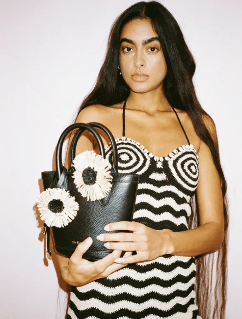 Flores Mini Bag - Black